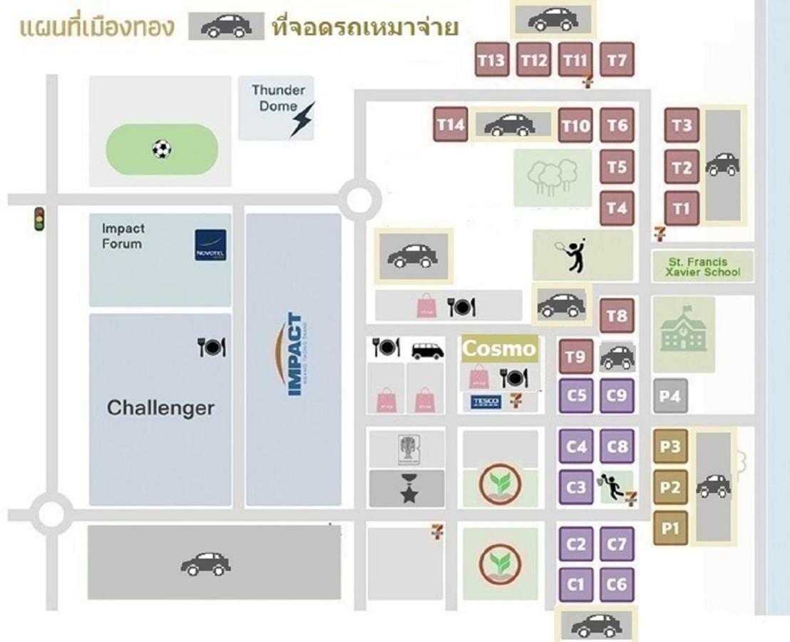 Popular Condo C4 暖武里 外观 照片